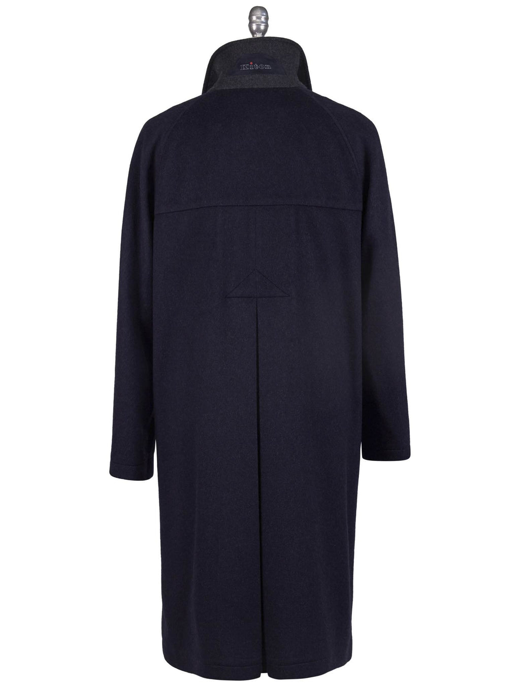 Kiton Blue Cashmere Overcoat
