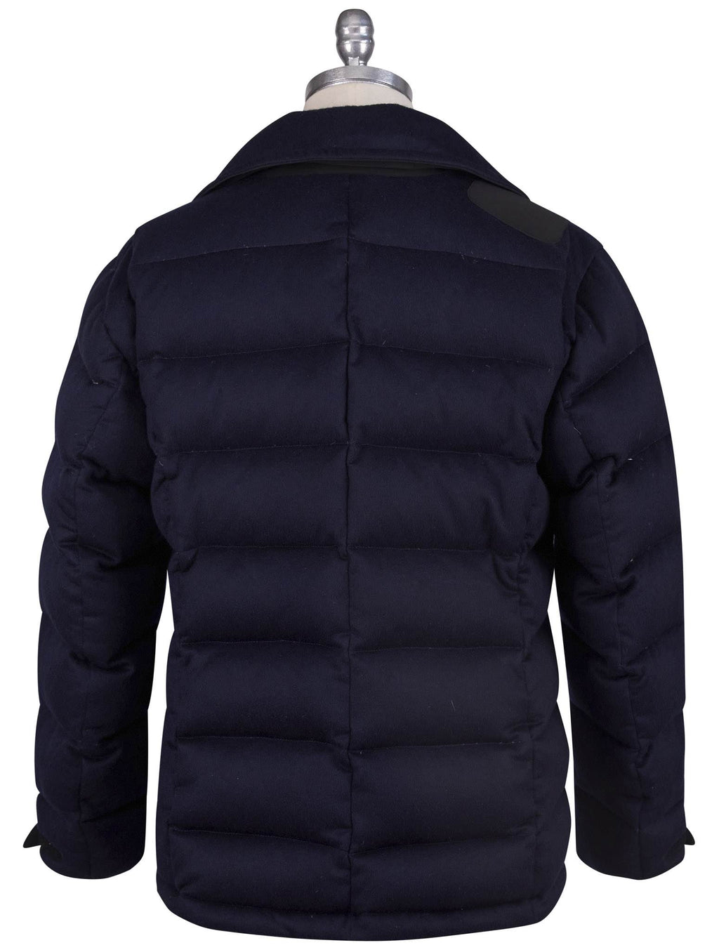 Kiton Blue Cashmere Coat