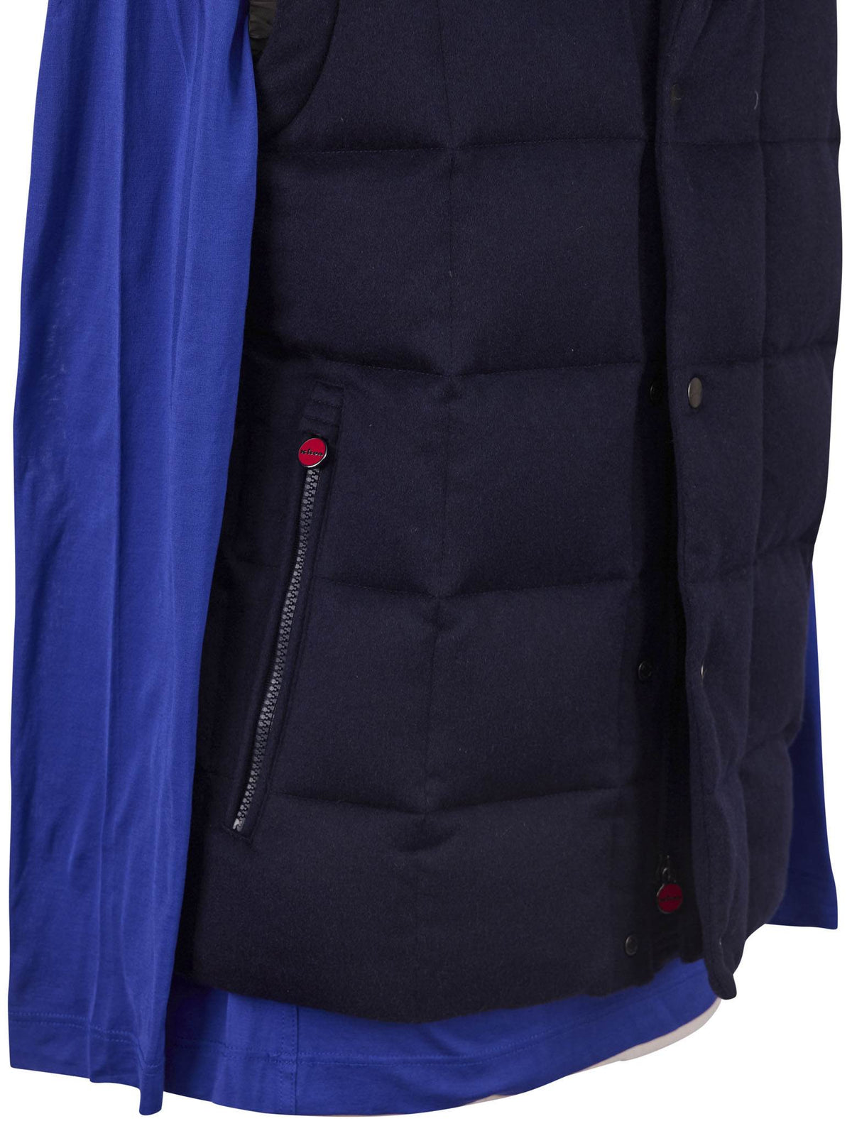 Kiton Blue Cashmere Vest