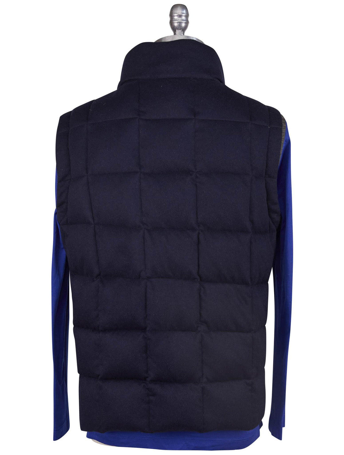 Kiton Blue Cashmere Vest