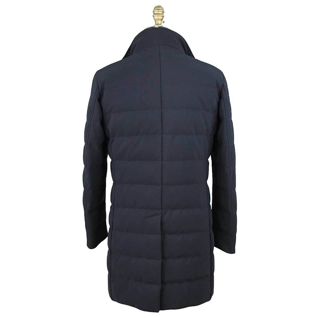 Kiton Blue Pl Pa Ea Overcoat