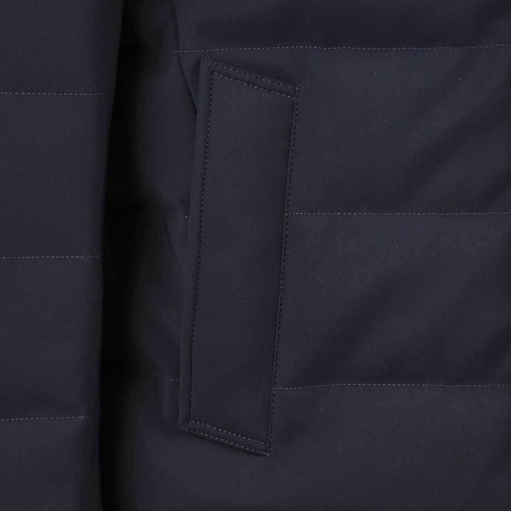 Kiton Blue Pl Pa Ea Overcoat