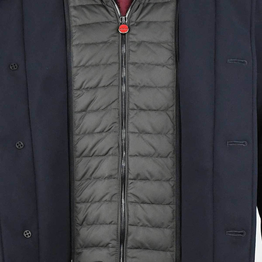 Kiton Blue Pl Pa Ea Overcoat