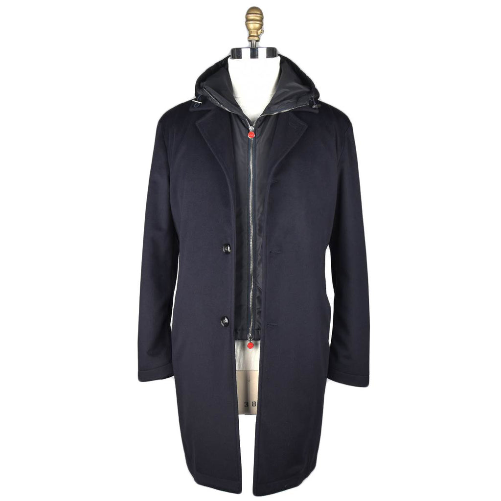 Kiton Kiton Blue Vicuna Overcoat Blue 000