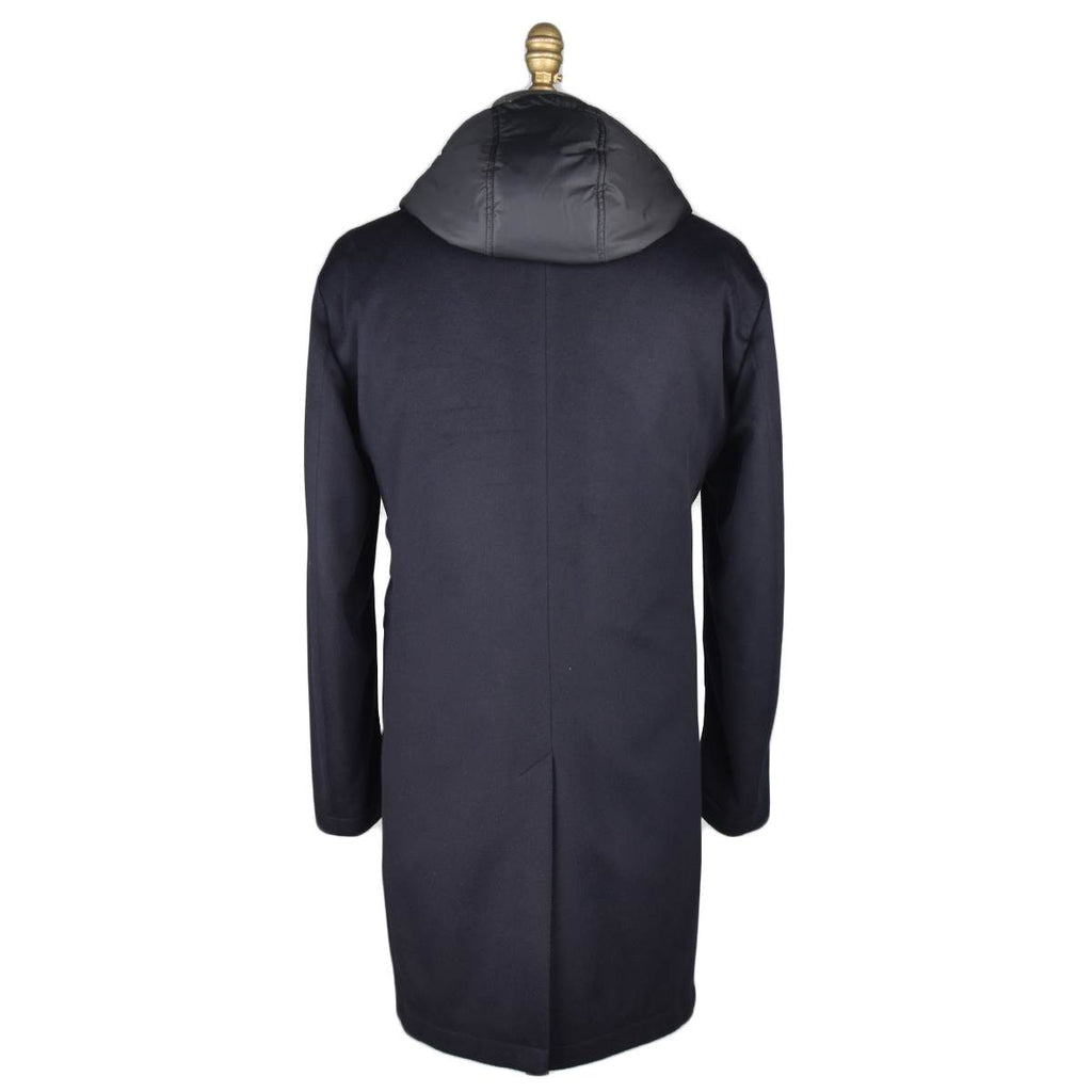Kiton Blue Vicuna Overcoat
