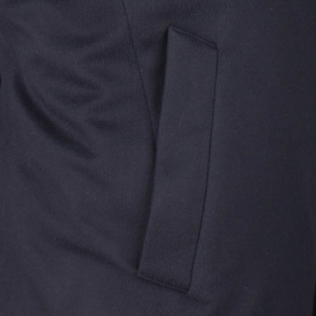 Kiton Blue Vicuna Overcoat