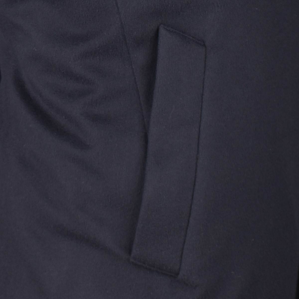 Kiton Blue Vicuna Overcoat