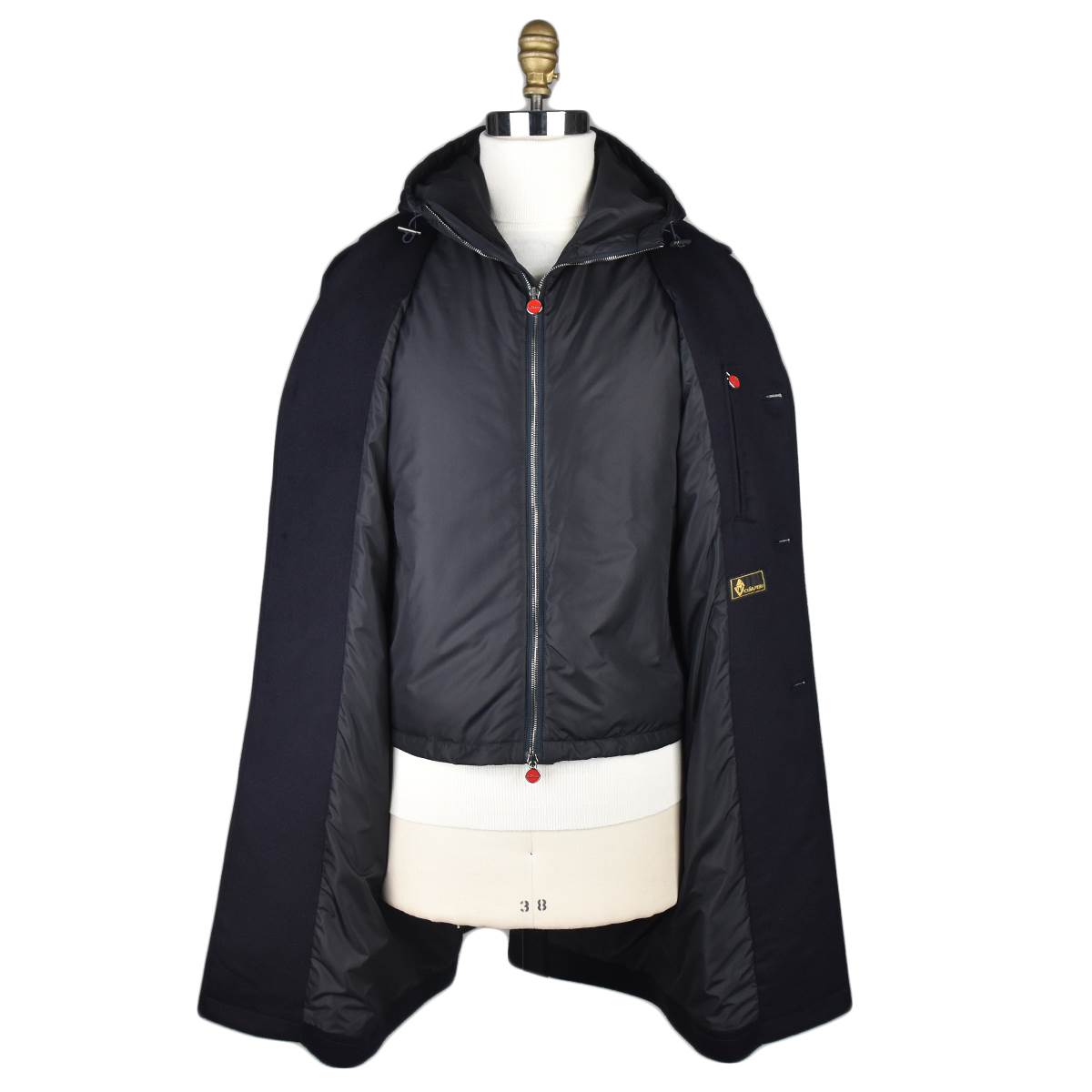 Kiton Blue Vicuna Overcoat