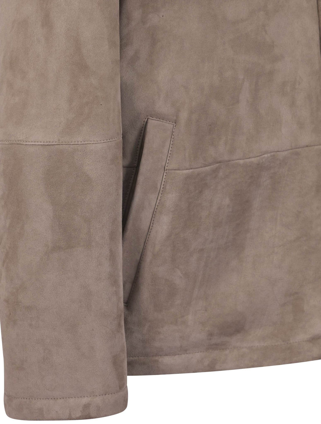 Kiton Beige Shearling Coat