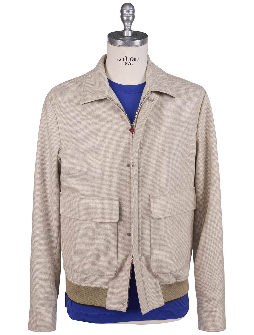 Kiton Kiton Beige Wool Coat Beige 000