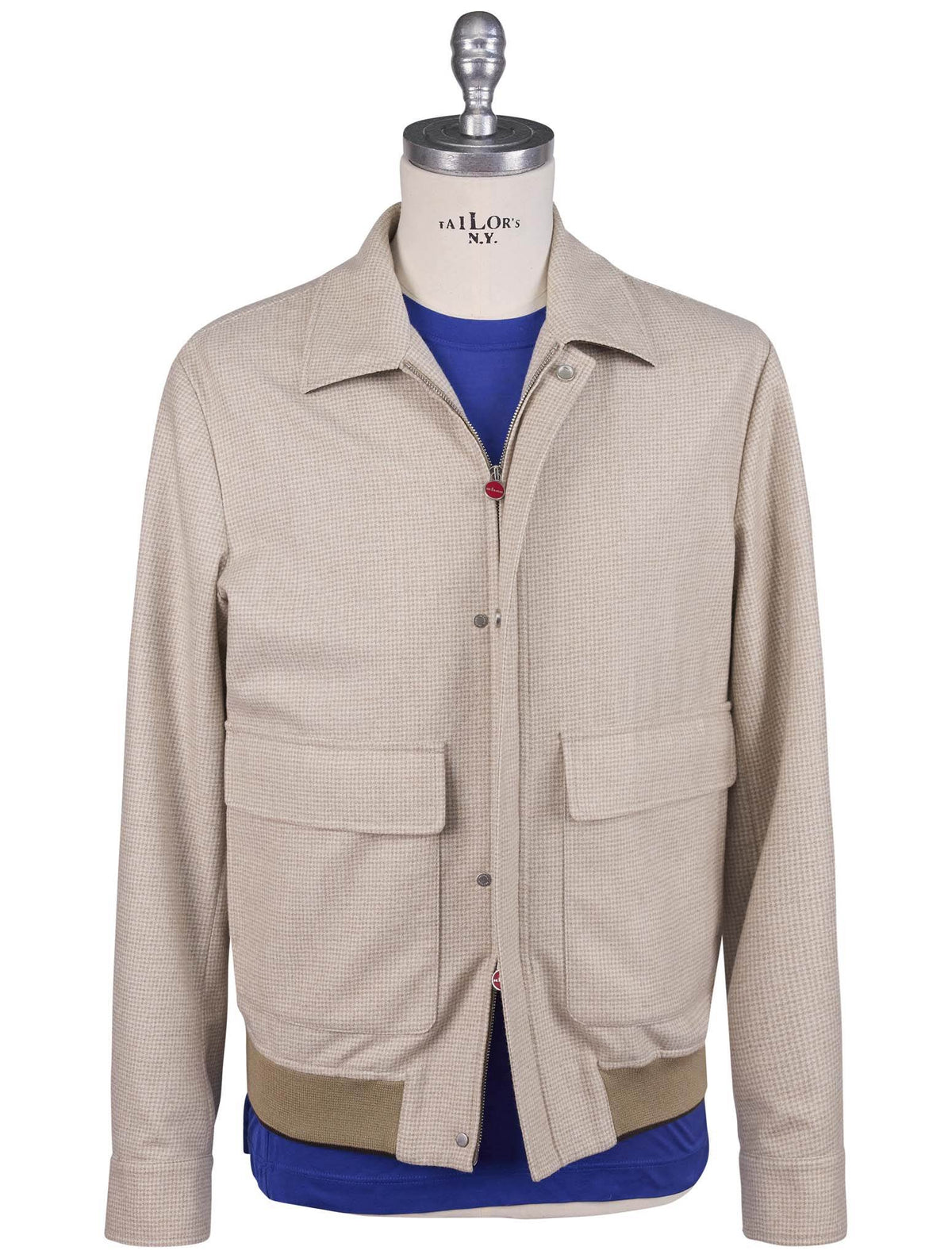 Kiton Kiton Beige Wool Coat Beige 000