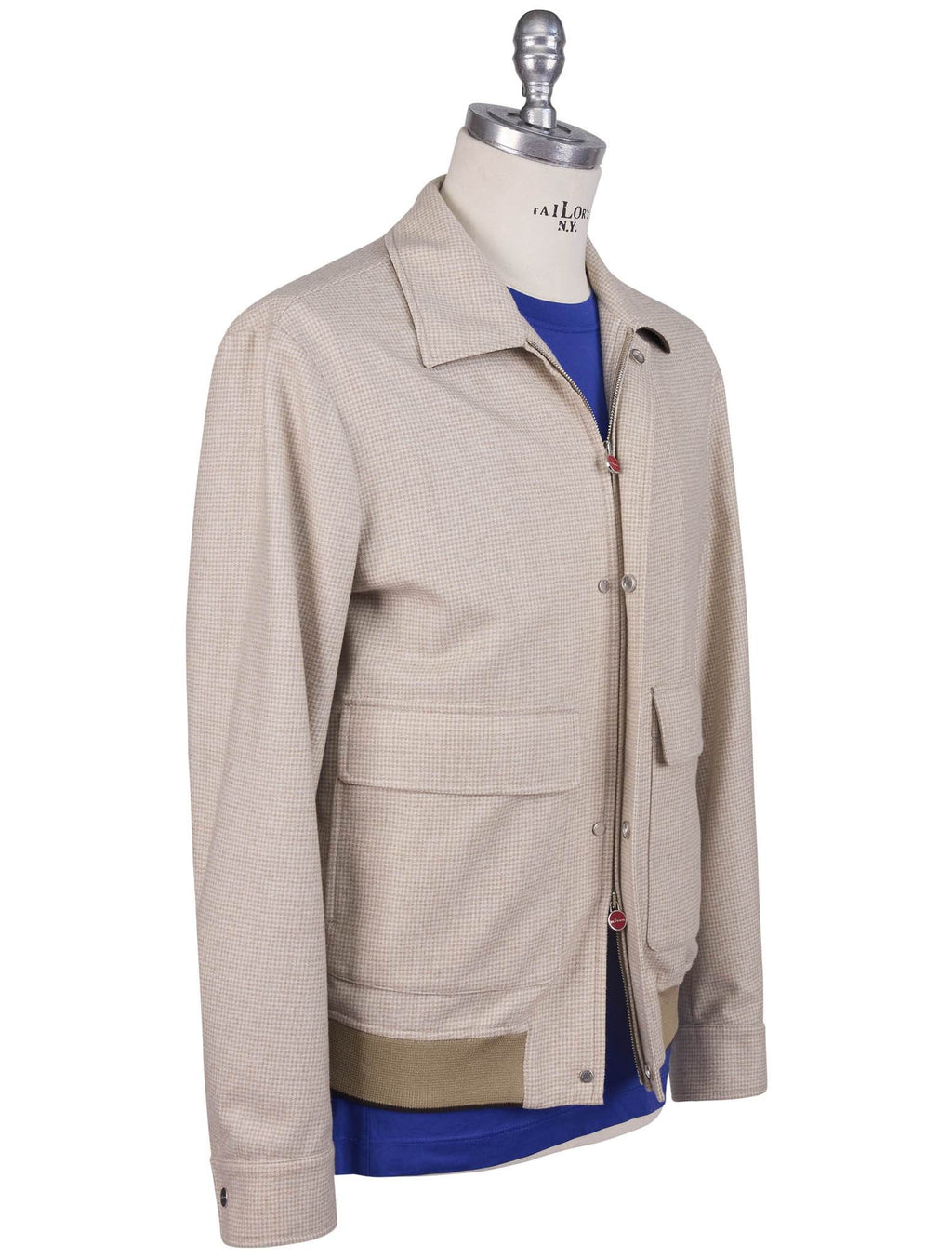 Kiton Kiton Beige Wool Coat Beige 001