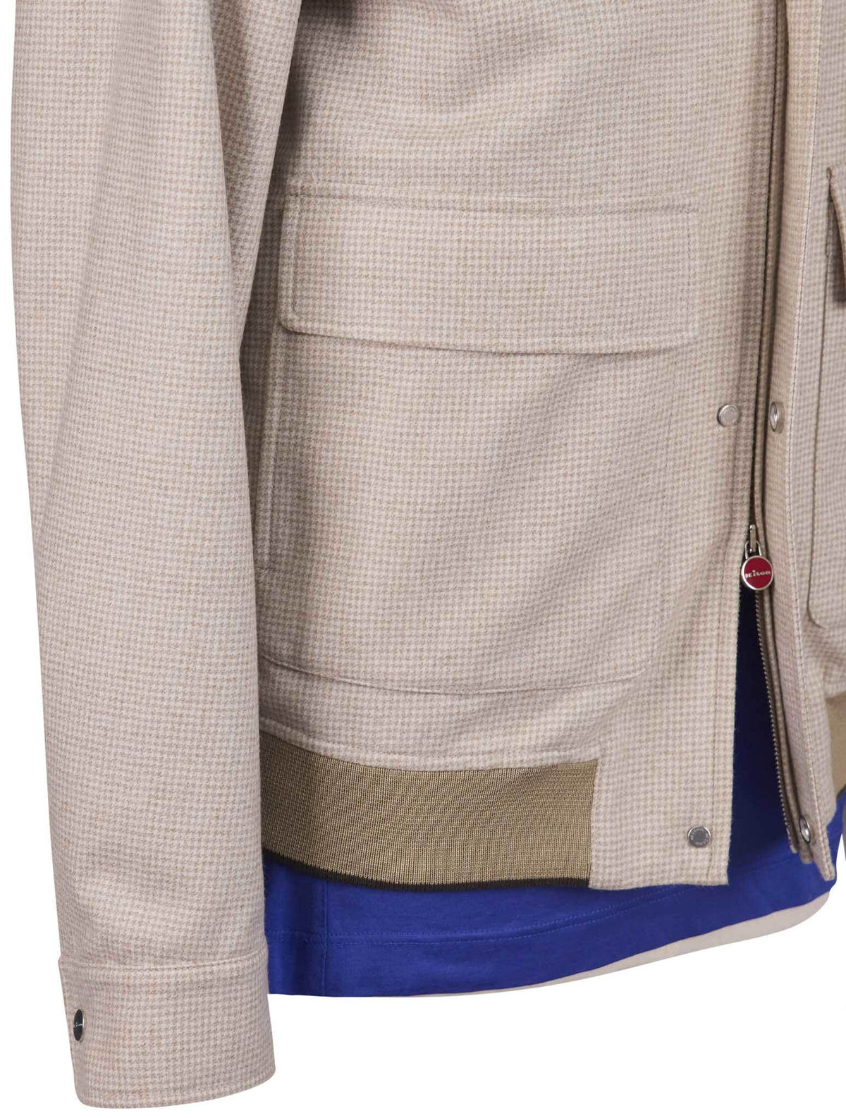 Kiton Beige Wool Coat