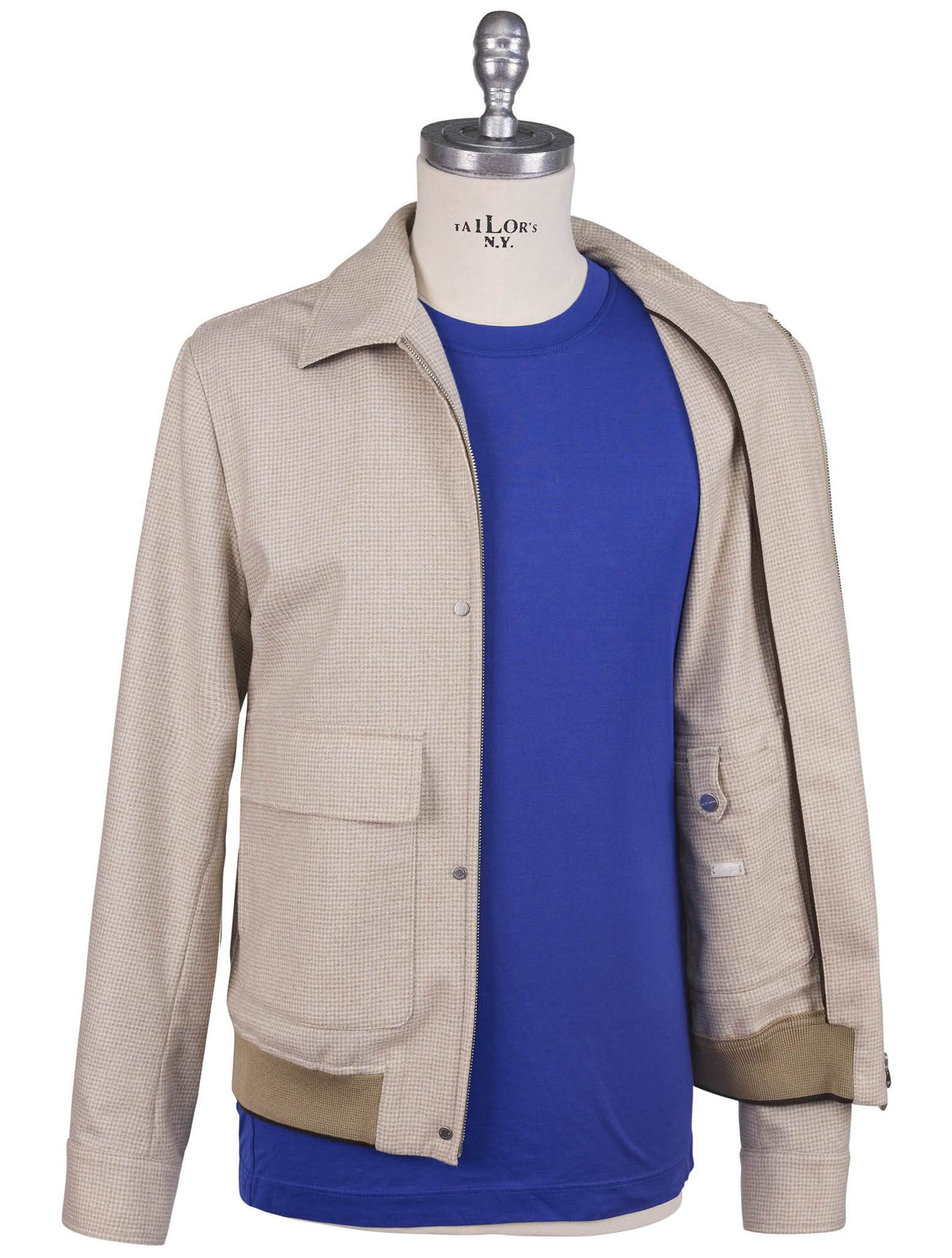 Kiton Beige Wool Coat
