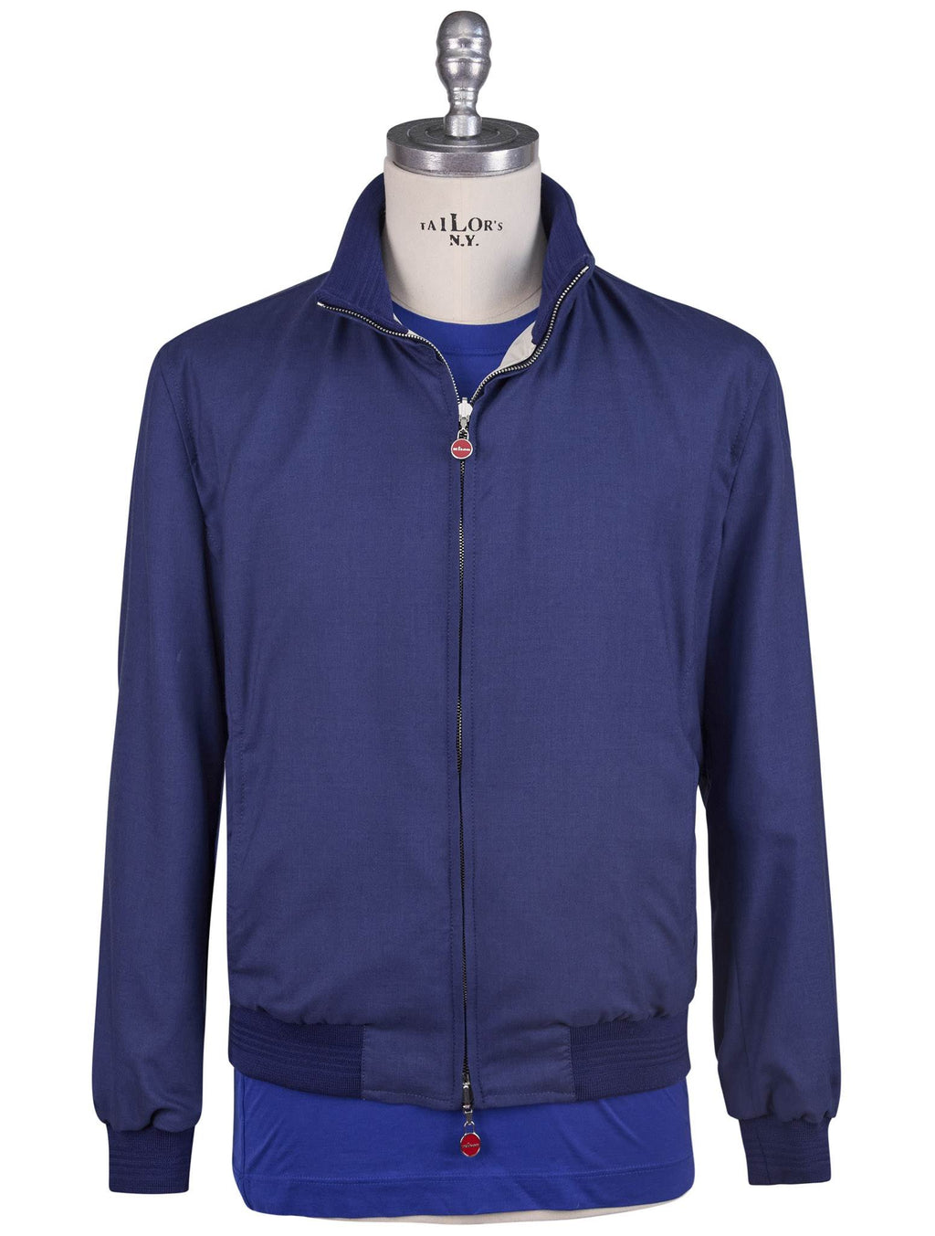 Kiton Kiton Blue Cashmere Silk Coat Blue 000