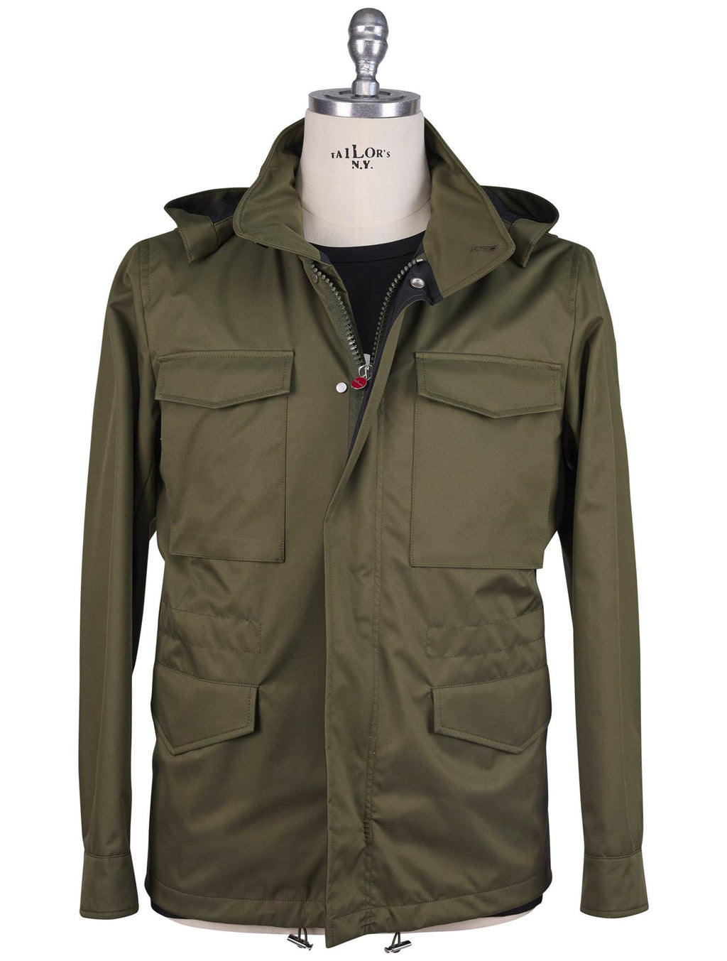 Kiton Green Pl Coat