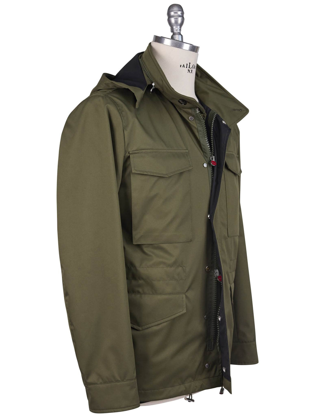 Kiton Kiton Green Pl Coat Green 001