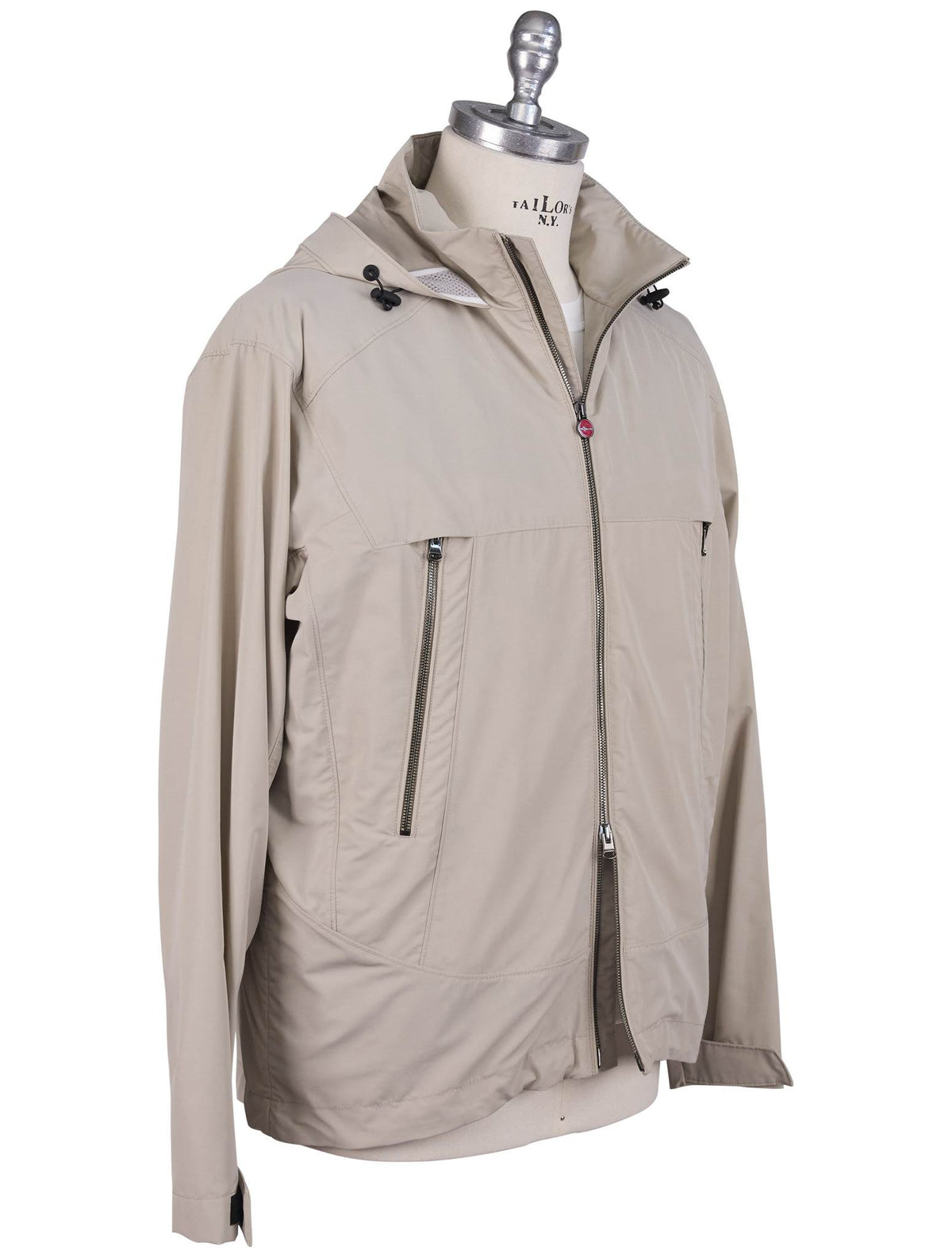 Kiton Kiton Gray Pa Wool Silk Coat Gray 001
