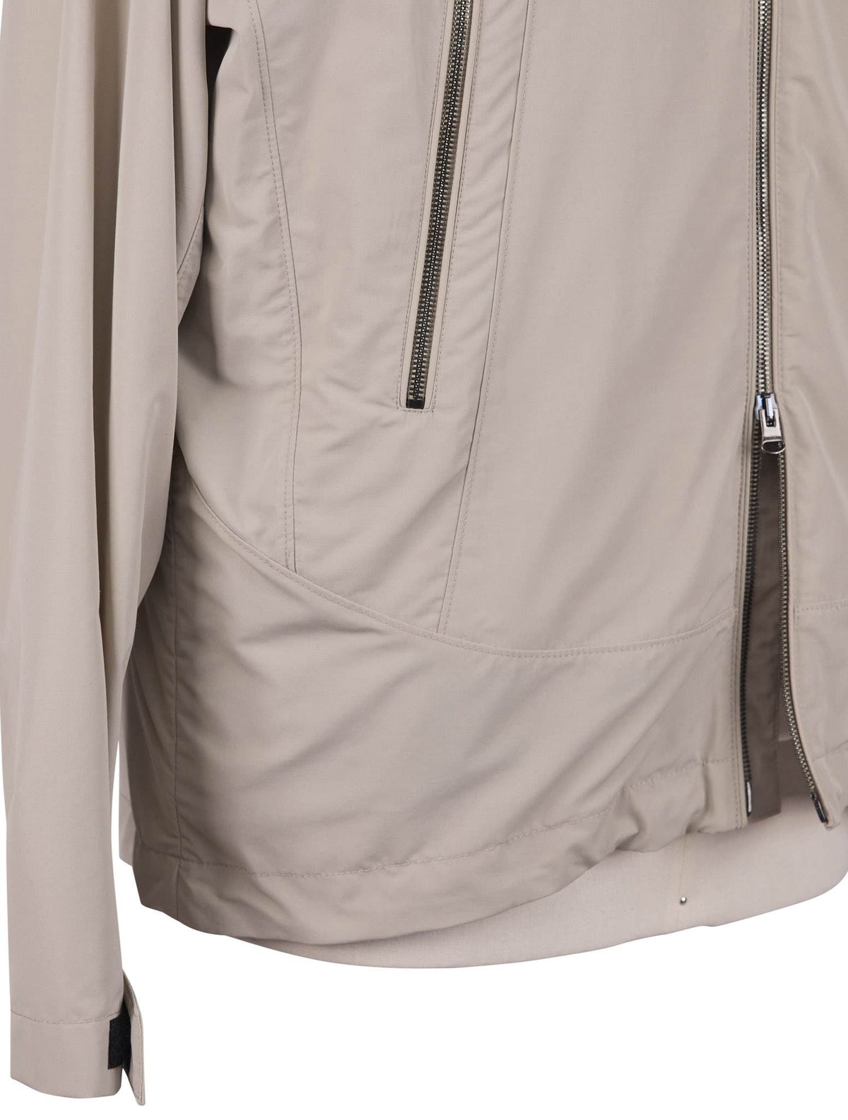 Kiton Gray Pa Wool Silk Coat
