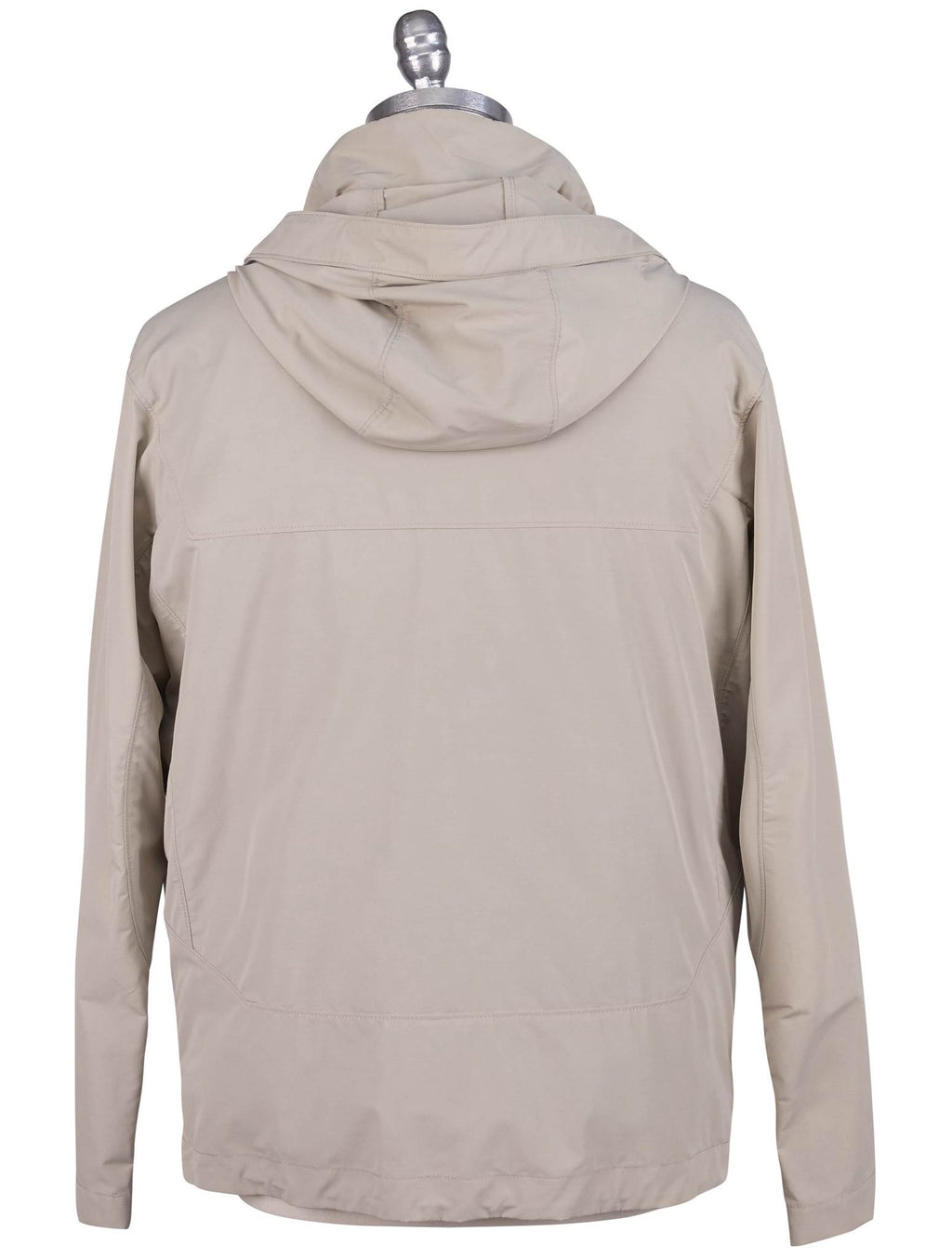 Kiton Gray Pa Wool Silk Coat