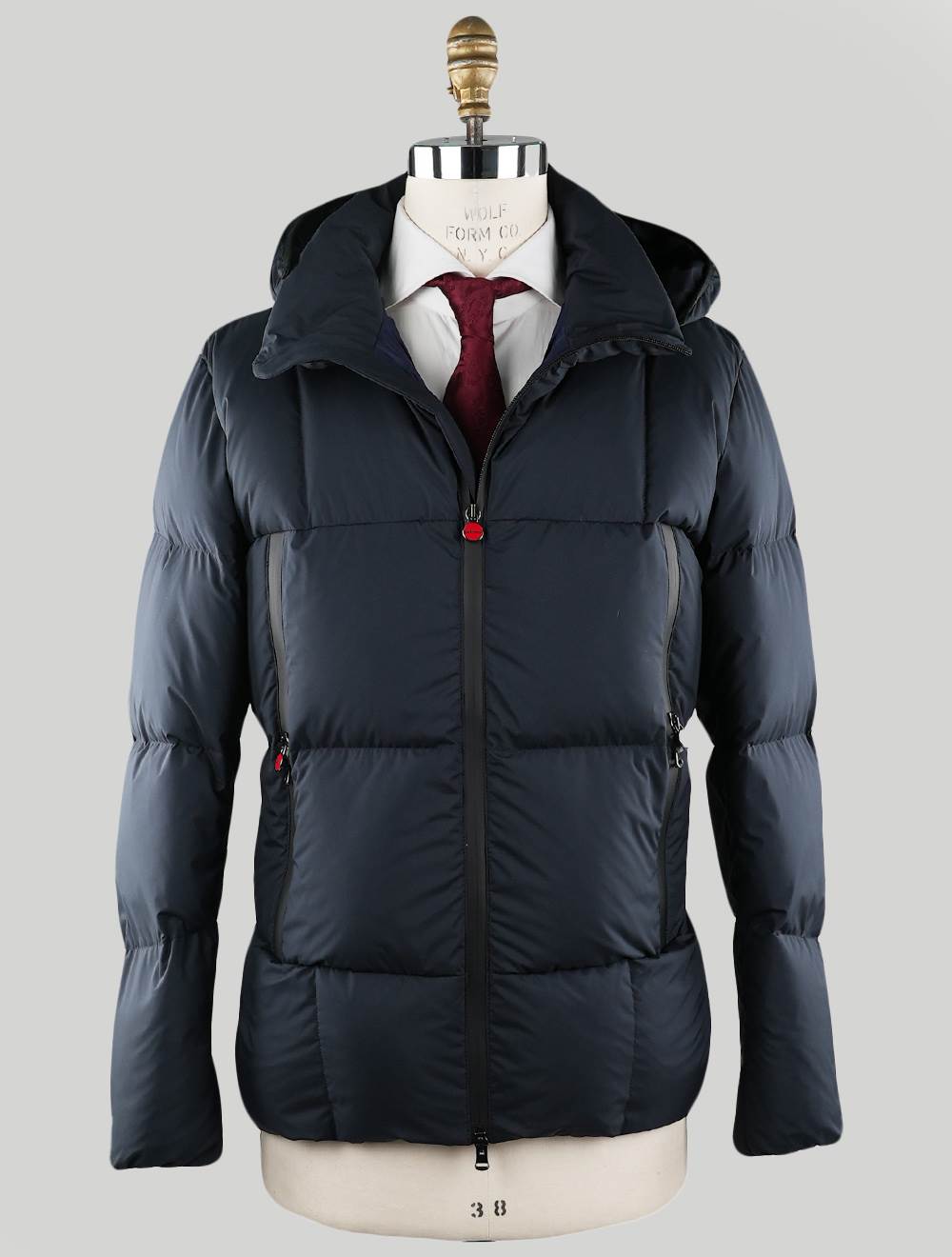 Kiton Blue navy Pa Pu Coat