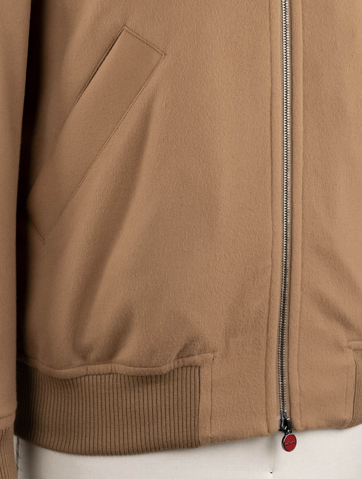 Kiton Beige Vicuna Perù Coat