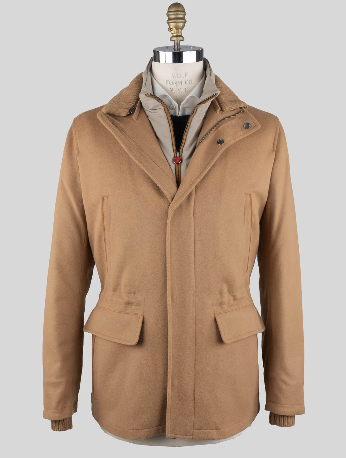 Kiton Kiton Beige Vicuna Perù Coat Beige 000