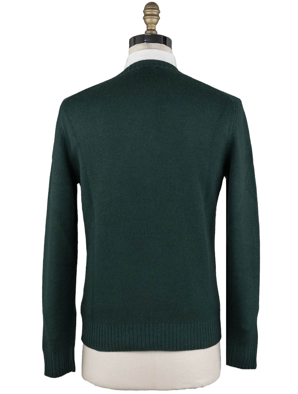 Malo Green Virgin Wool Sweater Crewneck