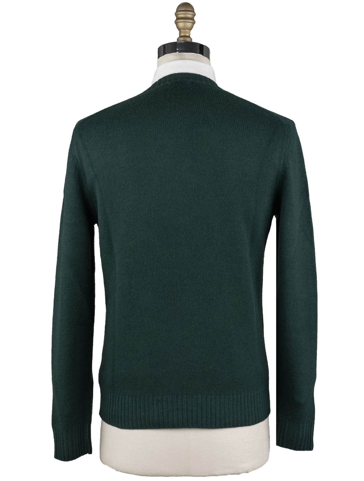 Malo Green Virgin Wool Sweater Crewneck