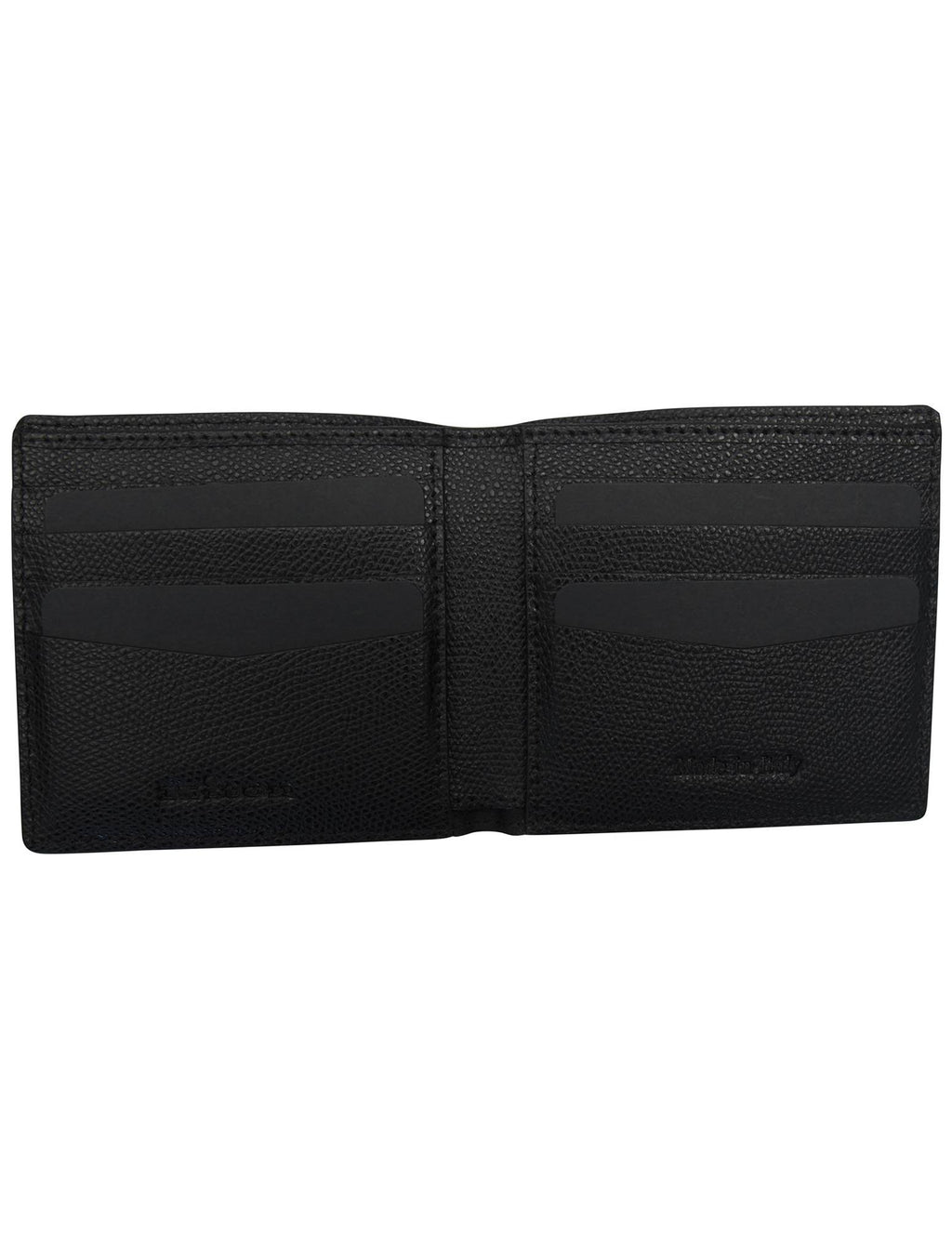 Kiton Black Leather Wallet