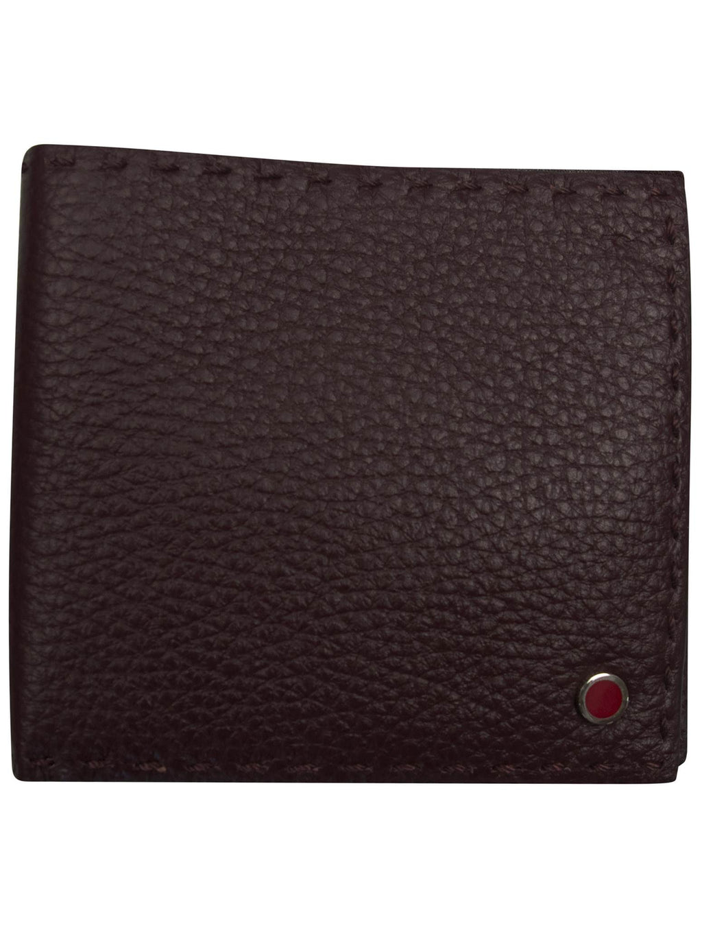 Kiton Kiton Burgundy Leather Wallet Burgundy 000