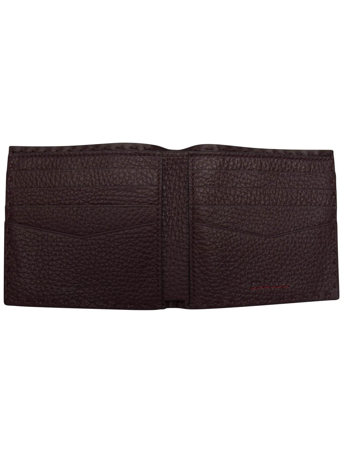 Kiton Burgundy Leather Wallet