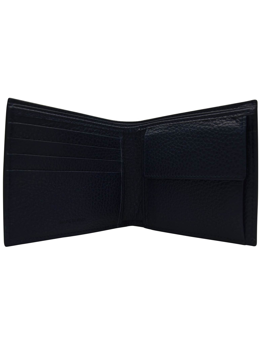 Kiton Blue Leather Wallet