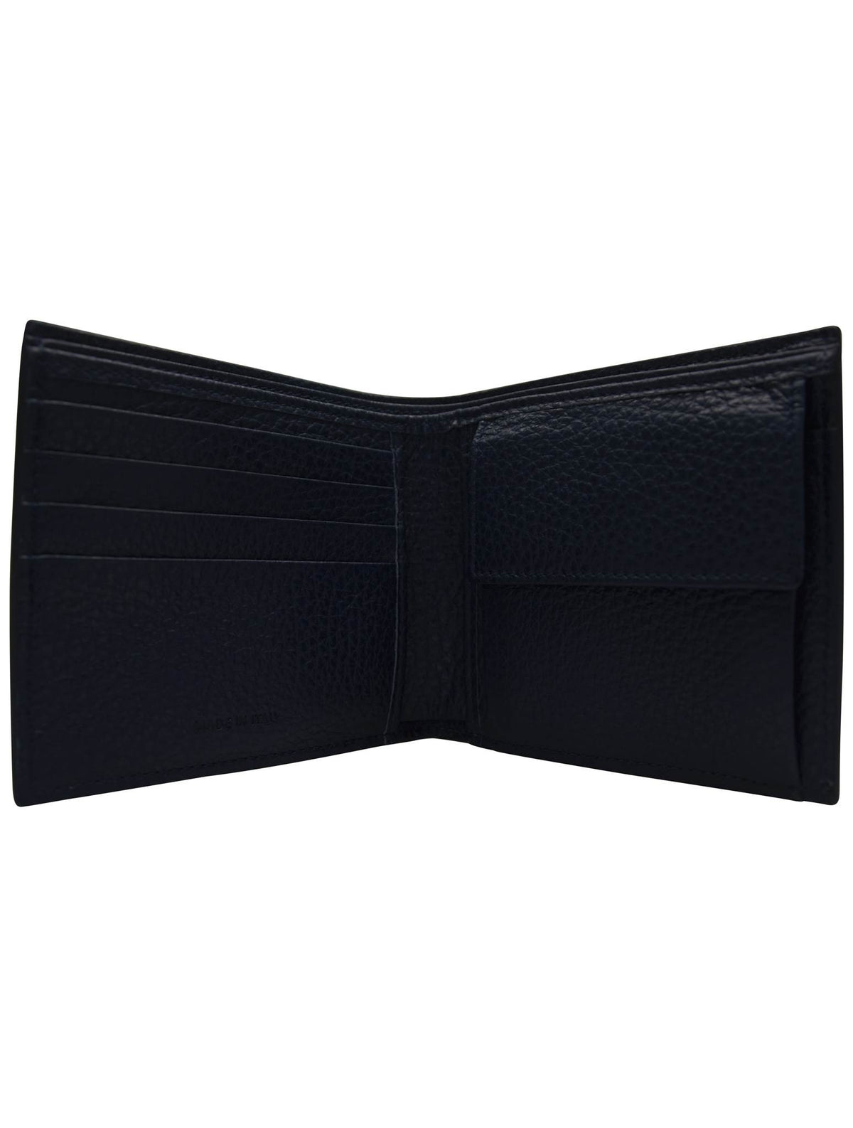Kiton Blue Leather Wallet