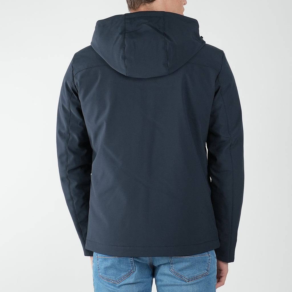 Woolrich Blue Pl Pacific Soft Shell Coat