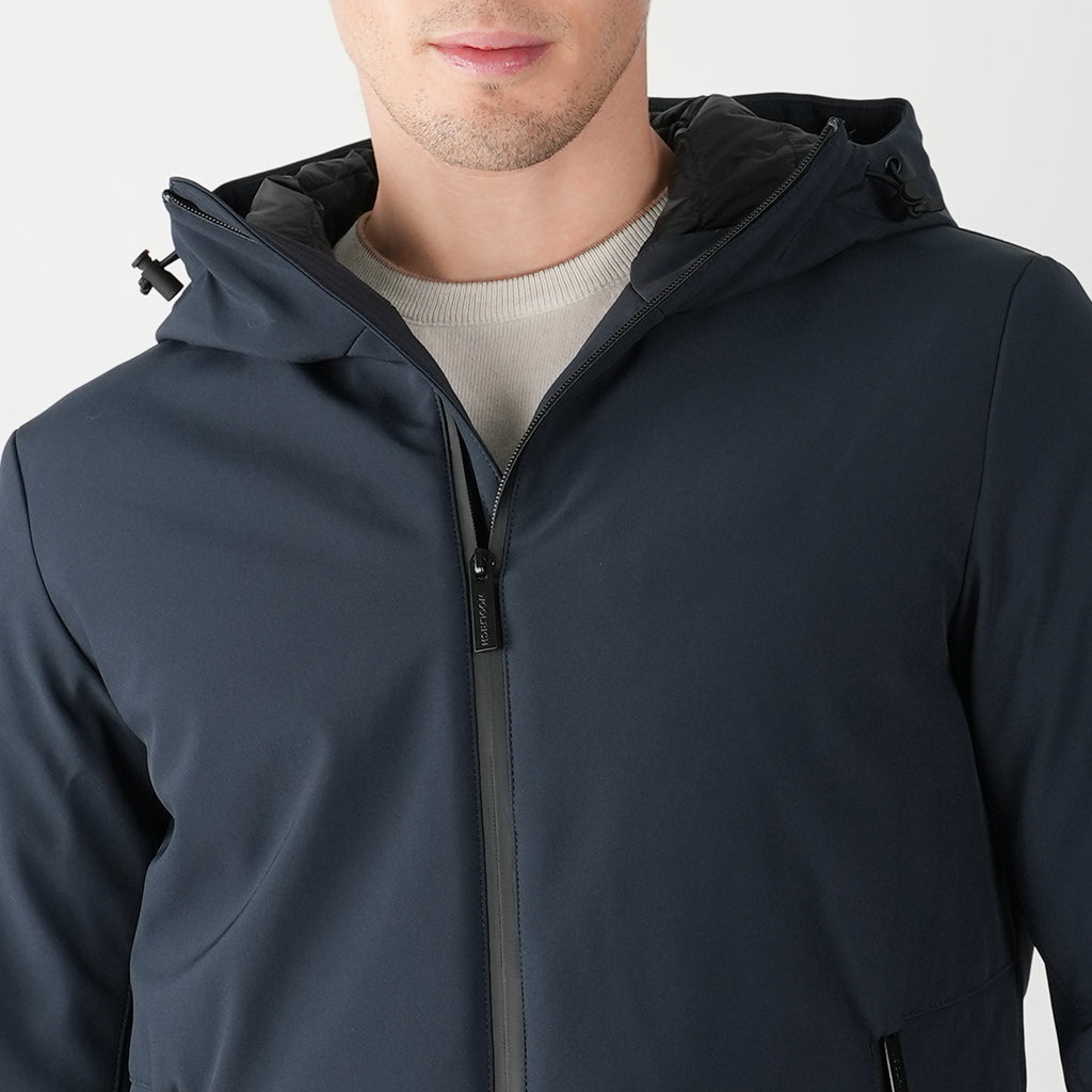 Woolrich Blue Pl Pacific Soft Shell Coat