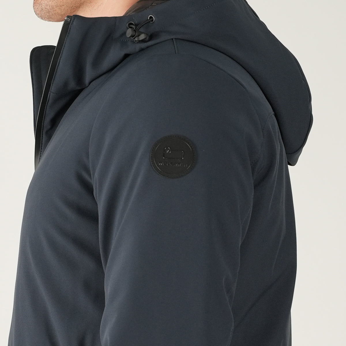 Woolrich Blue Pl Pacific Soft Shell Coat