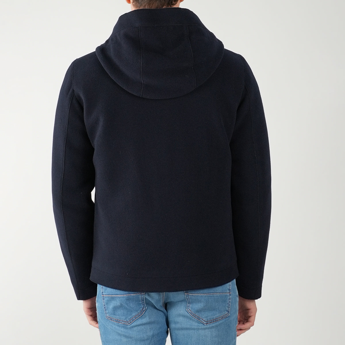 Woolrich Blue Wool Pa Pacific Coat
