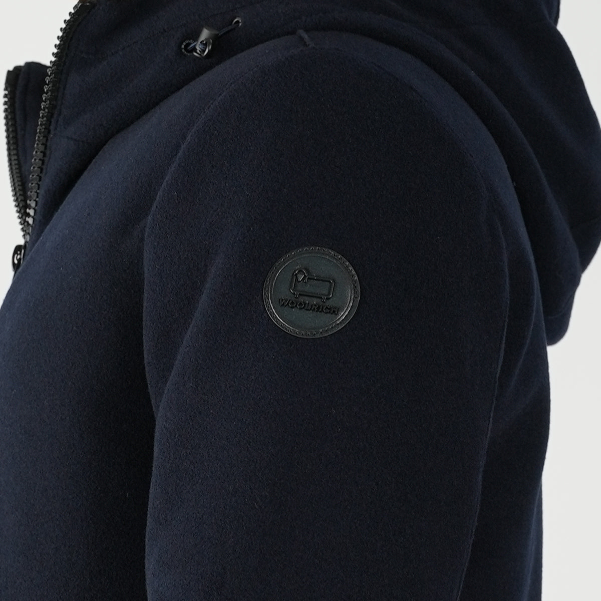 Woolrich Blue Wool Pa Pacific Coat