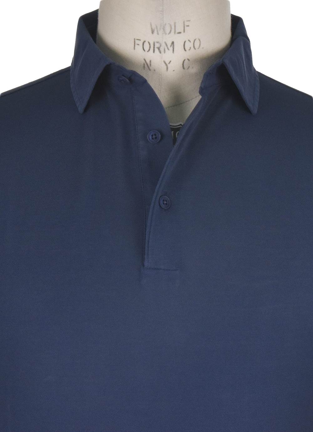 Kired Blue Cotton Polo