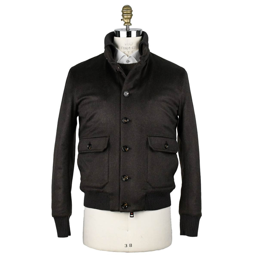 Kired Kired Dark Brown Cashmere Coat Dark Brown 000