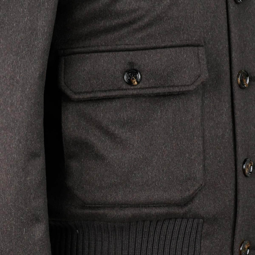 Kired Dark Brown Cashmere Coat
