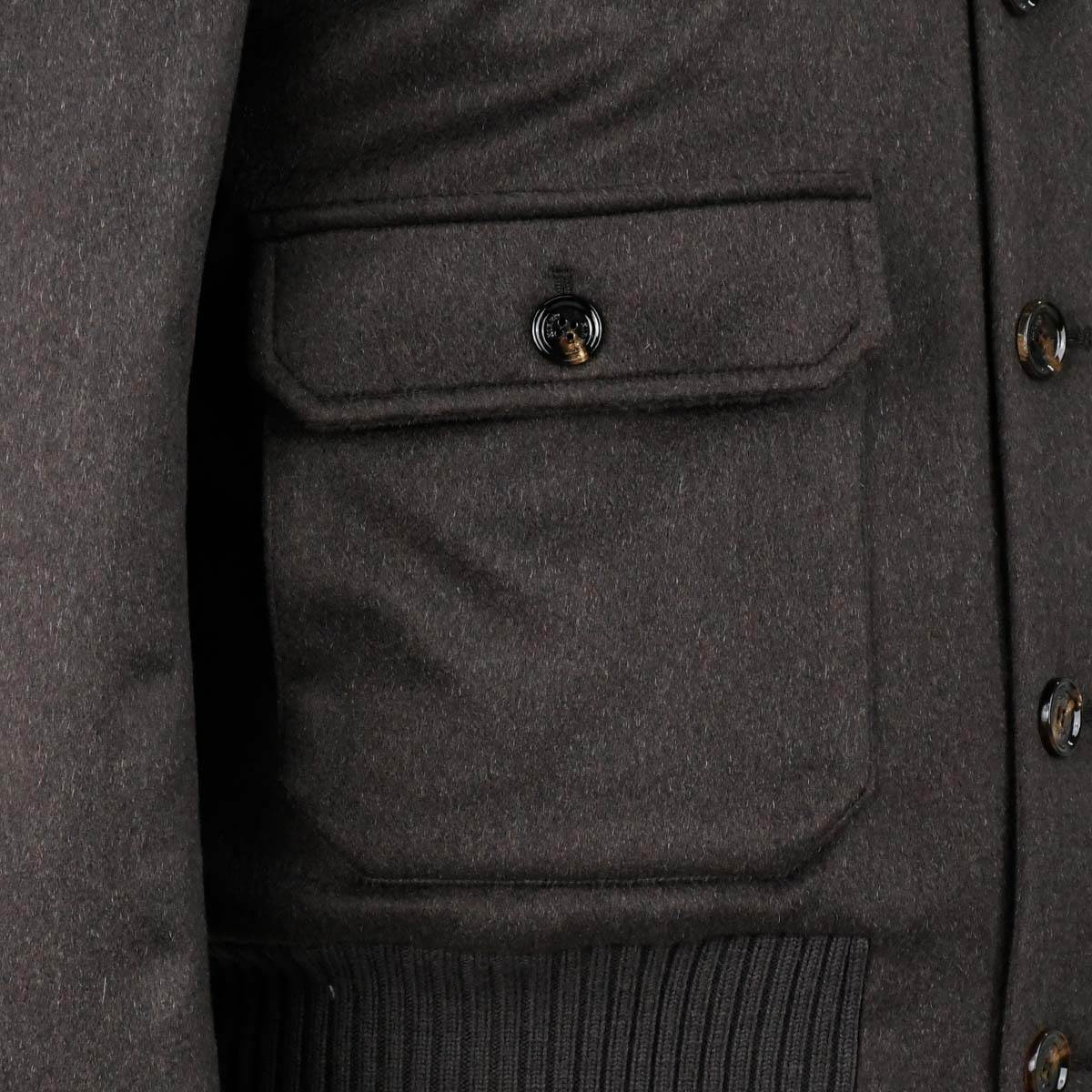 Kired Dark Brown Cashmere Coat