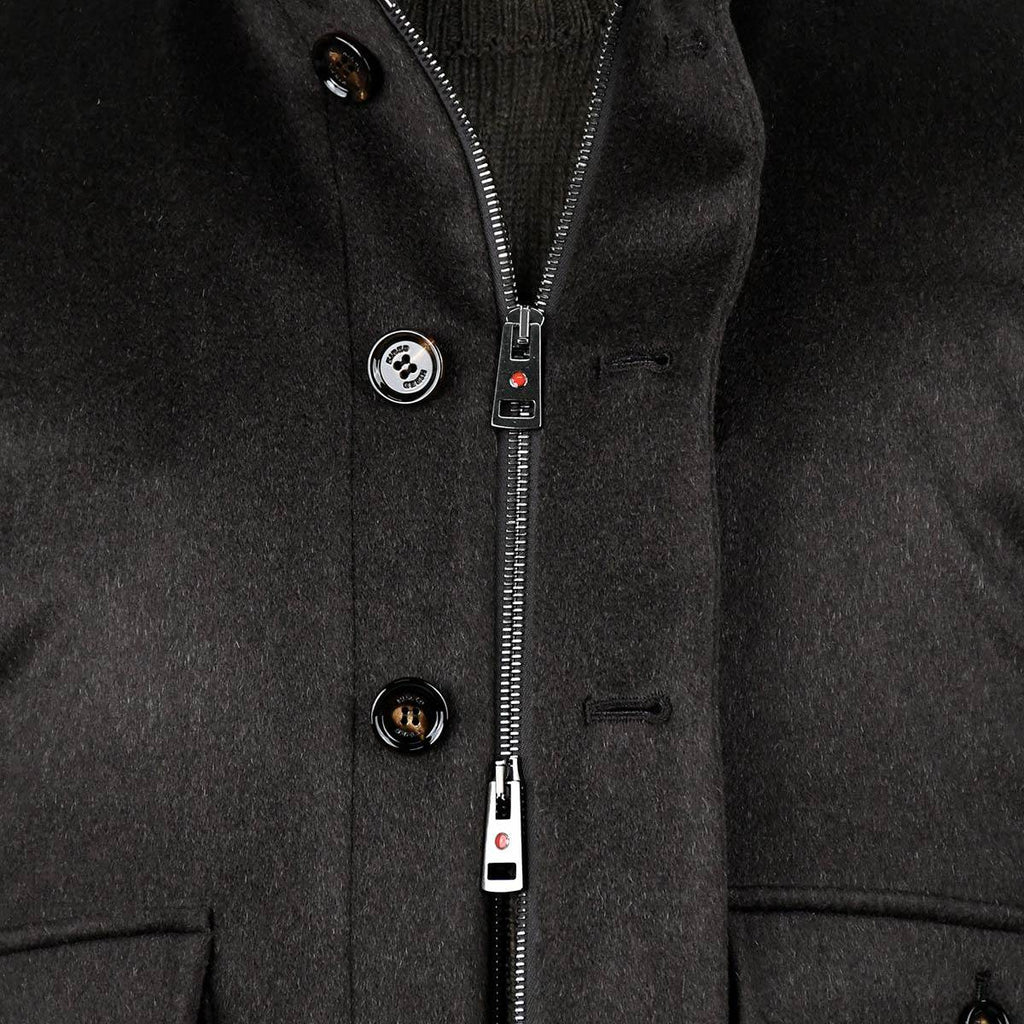 Kired Dark Brown Cashmere Coat
