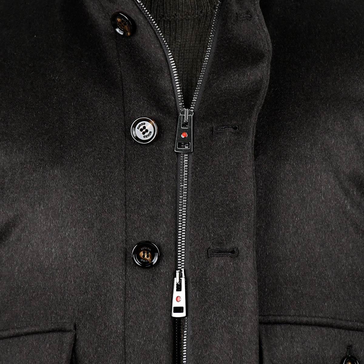 Kired Dark Brown Cashmere Coat