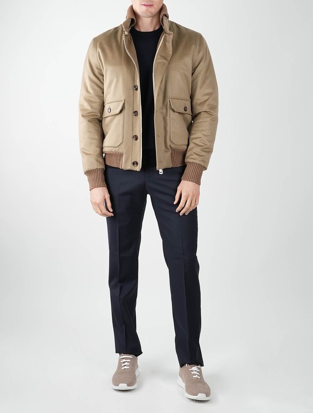 Kired Kired Brown Cashmere Coat Brown 001