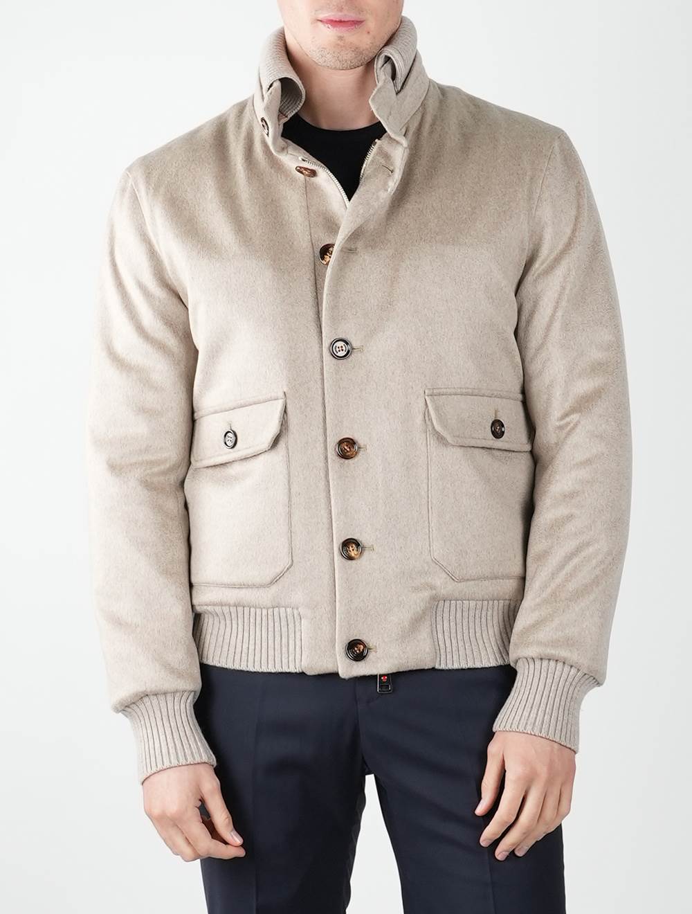 Kired Beige Cashmere Coat