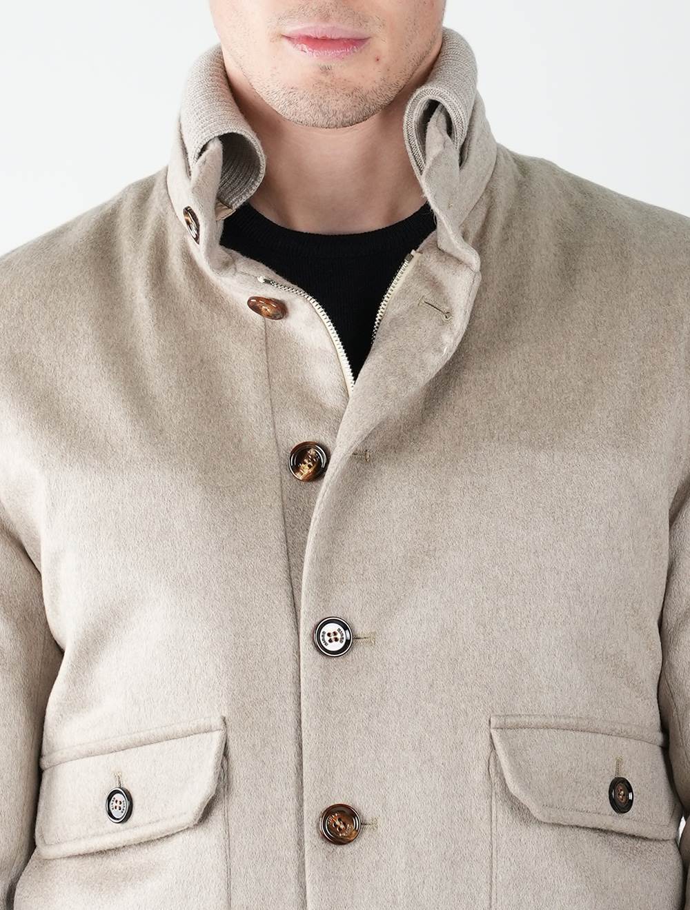 Kired Beige Cashmere Coat