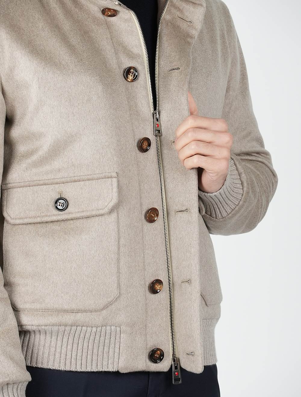 Kired Beige Cashmere Coat