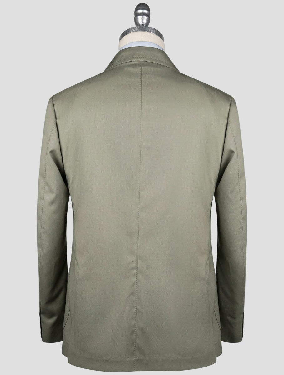 Luigi Borrelli Green Virgin Wool Suit